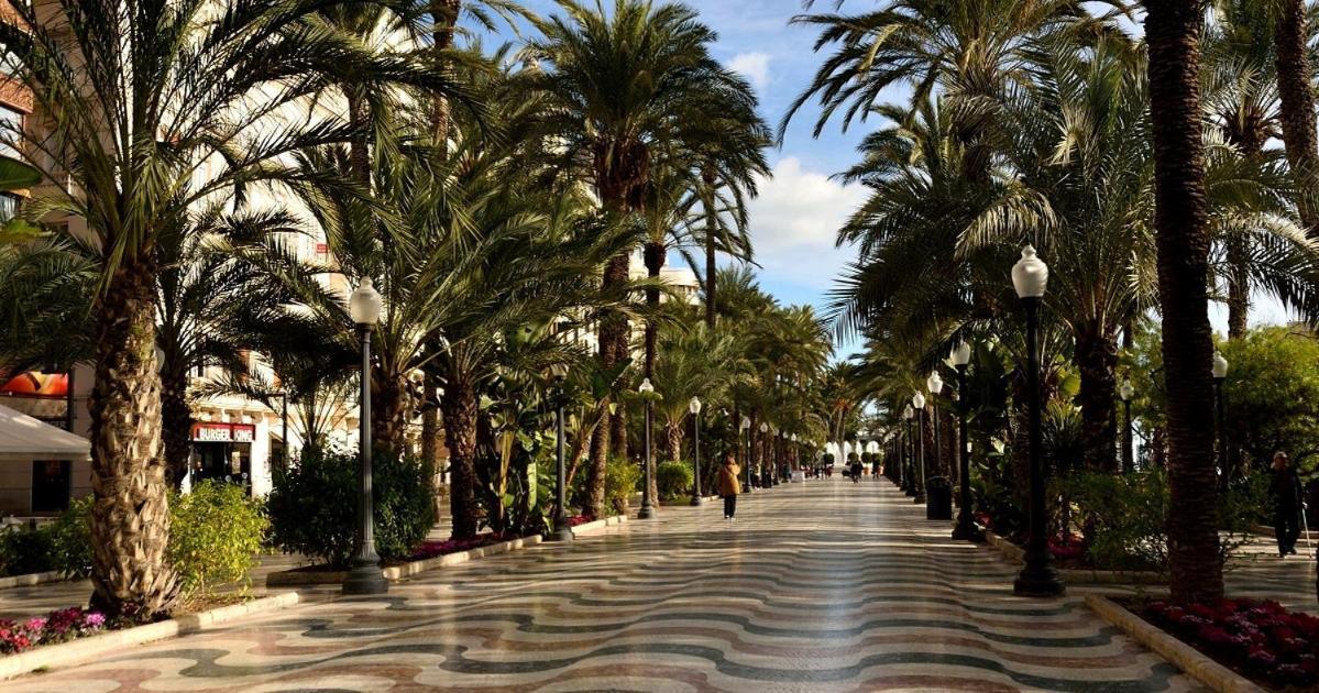 35-3- Комната В Квартире Для Семьи От 1 До 4 Человек В Центре Аликанте Alicante Exterior foto